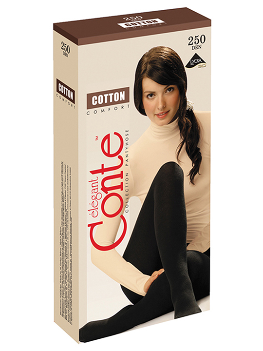 Колготки женские Cotton  2-4 Conte