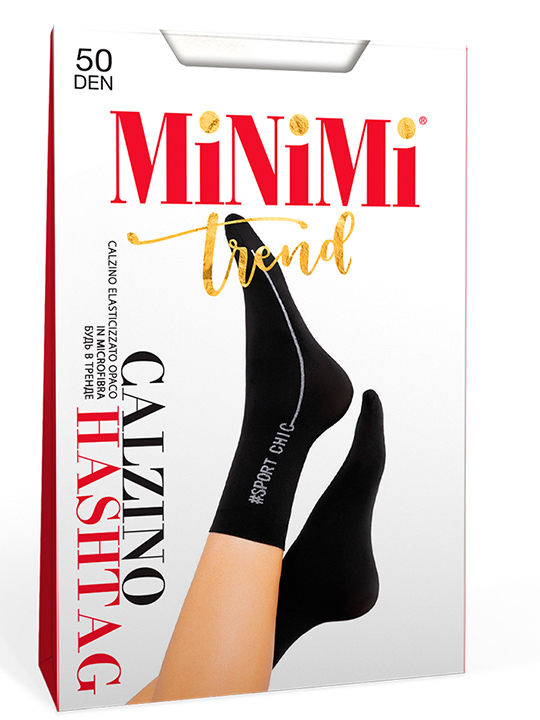 Носки женские Mini Hashtag  MiNiMi