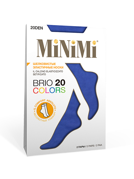 Носки женские Brio Colors  MiNiMi [2 пары]